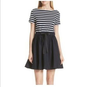 Kate spade mixed media striped dress